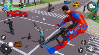 Flying Hero Crime City Battle screenshot 1