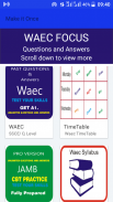 Waec, Wassce Focus screenshot 3