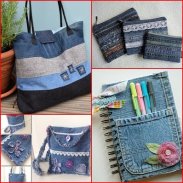 Recycled Jeans Craft Ideas screenshot 1