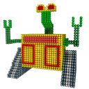 Robots Magnet World 3D - Build by Magnetic Balls Icon