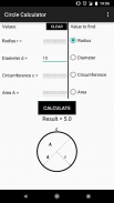 Circle Calculator screenshot 0