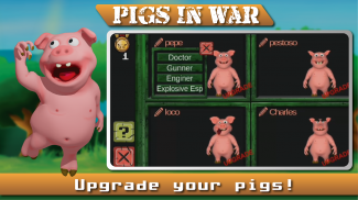 Pigs at War - Jogo de Estratégia screenshot 2