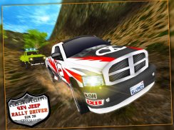 4x4 Jeep Rally pemandu Sim 3D screenshot 7