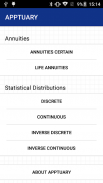 Apptuary: Actuarial Calculator screenshot 1