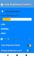 Auto Brightness Control: Display Brightness Level screenshot 2