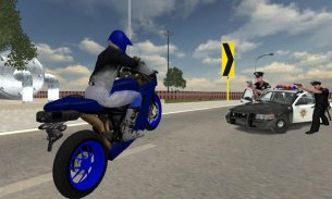 Theft Bike Police chase screenshot 1