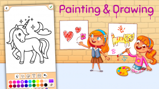 Painting and drawing for kids screenshot 2