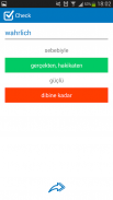 Turkish - German dictionary screenshot 4