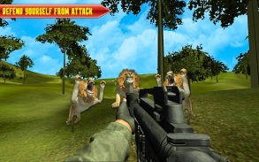Ahli Hewan Berburu Sniper Safari 3D screenshot 1