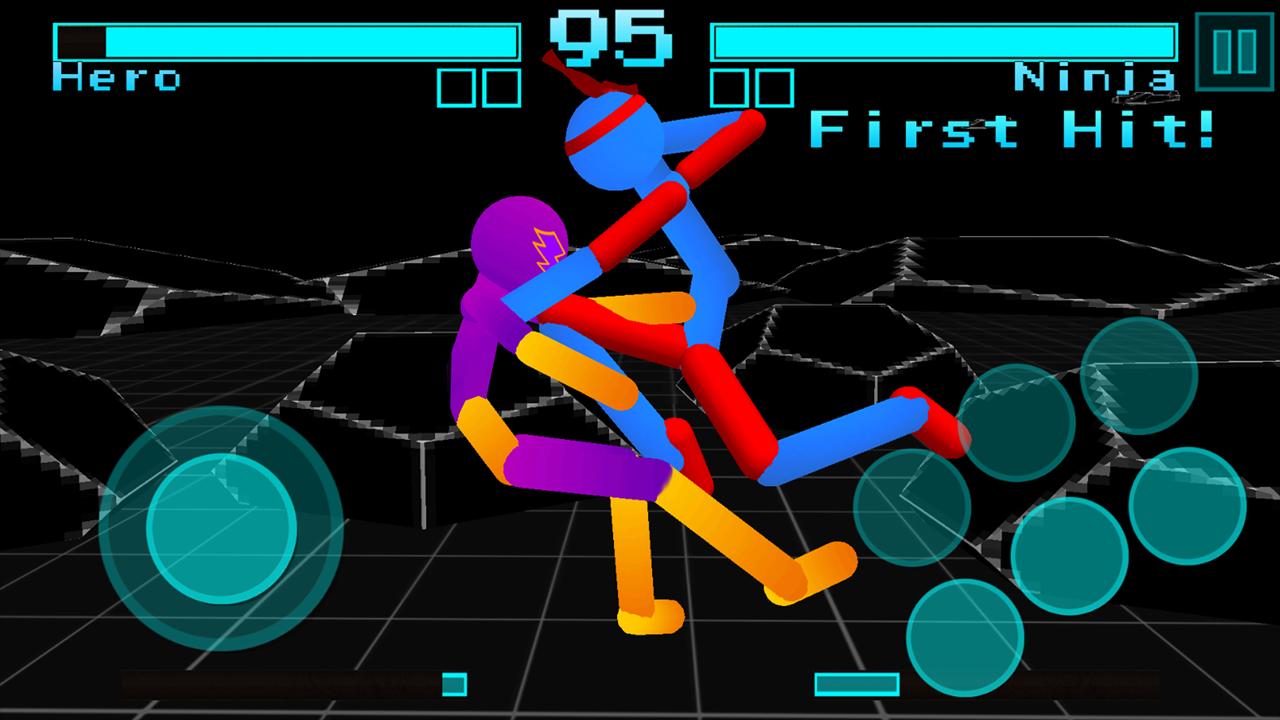 Stickman Fighting Neon Warriors - Download & Play for Free Here