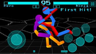 Stickman Fighting: Neon Warriors screenshot 1