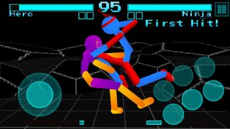 Çöp Adam Dövüş: Neon Warriors screenshot 1