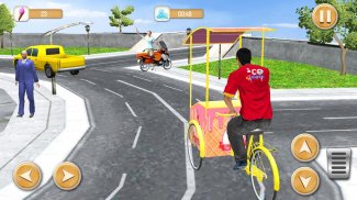 مدينة الآيس كريم رجل التوصيل المجاني محاكي لعبة 3D screenshot 3