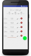 Calculation of capacitors screenshot 1