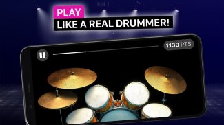 Drums: real drum set music games to play and learn screenshot 6