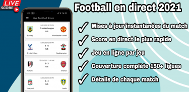 Live Football App: Statistiques en direct screenshot 3