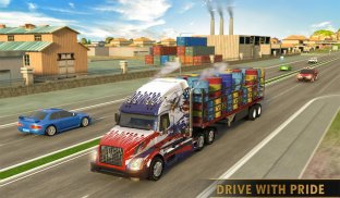 Euro Truck Driving Simulator Transport Truck Games screenshot 6