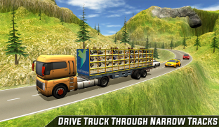 Birds Transport Truck Simulator -Cage Truck Driver screenshot 4