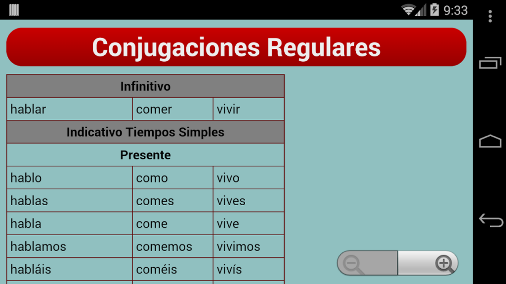 Spanish Verb Trainer | Download APK for Android - Aptoide