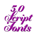 Fonts für FlipFont Script Icon