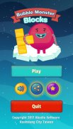 Bubble Monster Blocks screenshot 1