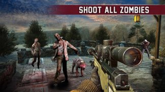 Dead Shooting Target - Zombie Shooting Games Free screenshot 4