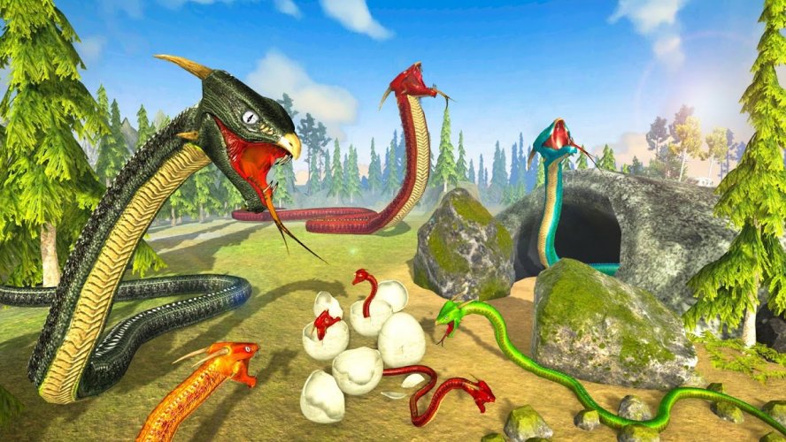 Snake Simulator Anaconda Attack Game 3d 2 1 ए ड र यड एप क ड उनल ड कर Aptoide