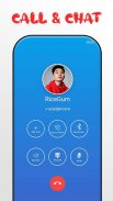 RiceGum Call Me! Fake Video Call screenshot 1