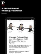 Politiken e-avisen screenshot 0