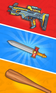 Weapon evolution 3D Run Game screenshot 0