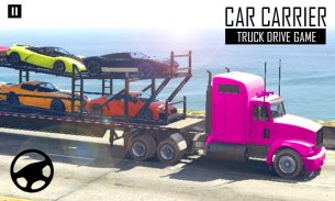 Car Carrier Truck Driver Games screenshot 0