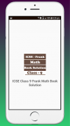 ICSE Frank Class 9 Math Solution screenshot 0