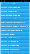 Distance Calculator for Pakistan screenshot 2