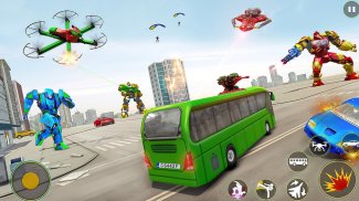 Bus Robot Car Drone Robot Game screenshot 3