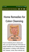 Home Remedies For Colon Cleans screenshot 0