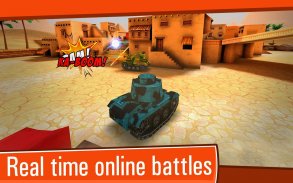 Toon Wars Ücretsiz: Çok Oyunculu Tank Oyunları screenshot 1