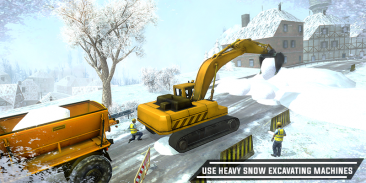 City Heavy Snow Excavator Simulator 3D screenshot 13