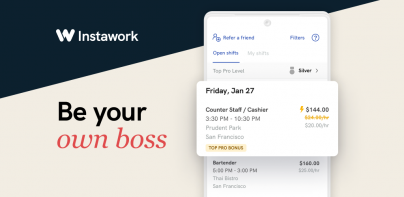 Instawork: Be your own boss