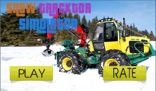 Snow Tractor Simulator 2020 screenshot 0