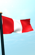 Peru Flag 3D Free Wallpaper screenshot 1