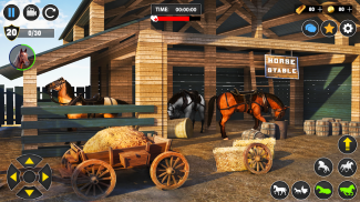 Pferdewag-Transport-Taxi-Spiel screenshot 3