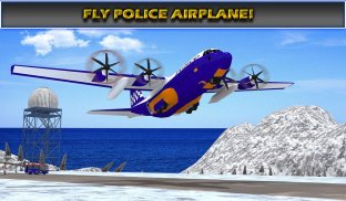 US Police Airplane Cop Dog Transporter Kids Games screenshot 23