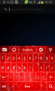 Red Pulse Keyboard Theme screenshot 5