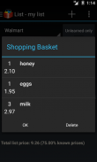 Smart Shopping List screenshot 3