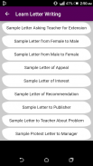 Learn English Letter Writing w screenshot 10