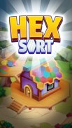 Hex Sort: Hexa stack puzzle screenshot 1