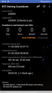Bitcoin Halving Countdown screenshot 2
