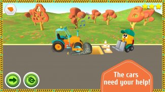 Léo e os veículos:   jogos educativos de carros screenshot 5