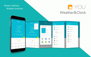 YOU Weather&Clock-small,widget screenshot 3