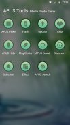 Il Verde della foresta Libera tema-APUS Launcher screenshot 2